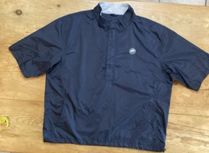 Peter Millar Shirt Adult XL Black Shield Waterproof Pullover Rain Shell Mens XL - Picture 1 of 20