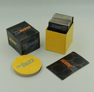 Movie Edition Scene It? DVD Game Parts Trivia & Buzz & Category Cards 2004 - Image 1 of 4