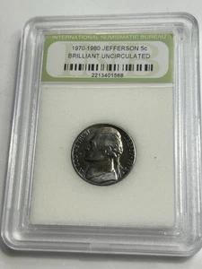 1975 D Jefferson Nickel Uncirculated With Error (142) - Picture 1 of 5