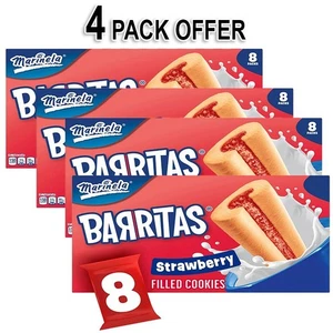 Marinela Barritas Fresa Cookies 8 ct. Erdbeere Cookie Bars, 18,8 oz (4er Pack) - Bild 1 von 9