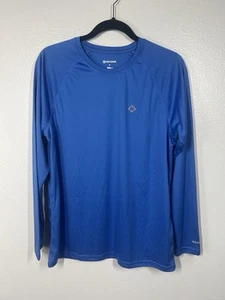Neu mit Etikett Herren Sonnenschutz UPF 50+ UV Outdoor Langarmshirt BLAU Größe SMALL - Bild 1 von 7