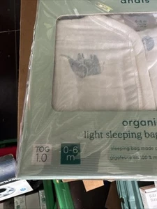 Aden + Anais Sleeping Bag 0-6 Month TOG 1.0 Light ORGANIC COTTON Muslin NEW - Picture 1 of 5