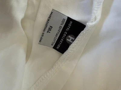 Sábana bajera completa blanca Hotel Collection Foto 1 de 2