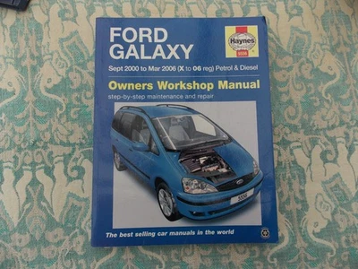 Haynes Manual Ford Galaxy Sept 2000-2006 Petrol & Diesel ( X-Reg to 06) (5556) - Image 1 of 2