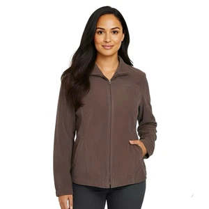 Orvis Jacke Damen Gr. 14 braun Wildleder leichter Reißverschluss Softshell Outdoor - Bild 1 von 13