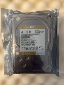 Western Digital GOLD 4,0 TB WD4002FYYZ DISCO RIGIDO SATA 128 MB 3,5" - Foto 1 di 1