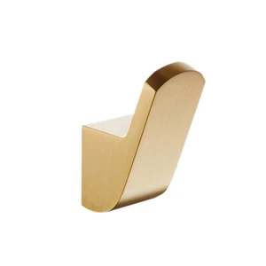 Brushed Brass Hook Storage Rack Coat and Hat Hangers Wall Hooks for Bathroom - Picture 1 of 11