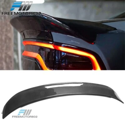 Alerón trasero de fibra de carbono estilo Redeye de 4 puertas para Dodge Charger 15-23 Foto 1 de 4