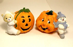 (2) Decoraciones de calabaza vintage de Halloween - Imagen 1 de 12