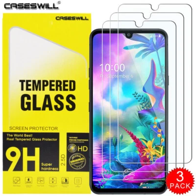 For LG V60 ThinQ 5G UW Caseswill HD-Clear Tempered Glass Film Screen Protector - Image 1 of 4