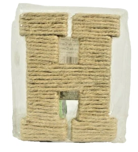 Michaels Dreamy Rope Letter H New Alphabet Initial 4 x 5 Wall Art Decorate - Picture 1 of 2