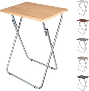 Plegable de Madera TV Café Mesas Laterales Ordenador Escritorio Salón Hogar - Imagen 1 de 50