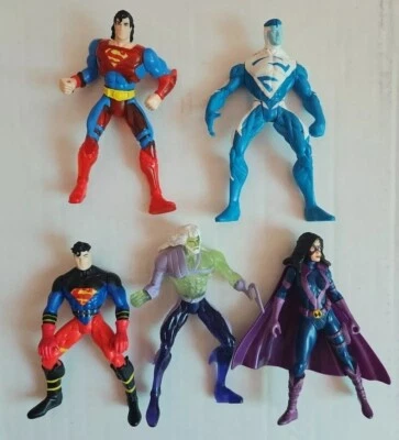 蓝色超人钢人超级男孩猎人AQUAMAN全息图5英寸DC人物! L23 — 第 1/2 张图片