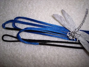 Bow String-Blue for 66" AMO recurve- Actual length 62" Bowstring endless loop. - Picture 1 of 4