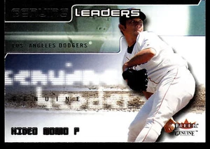 Fleer 2002 genuino #GL13 Hideo Nomo líderes genuinos - Imagen 1 de 2