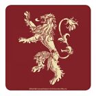 Genuine HBO Game of Thrones Lannister House Sigil Single Coaster Drinks Mat Lion