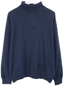 ORVIS Sweatshirt Men's LARGE Half Zip Soft Melange Pullover - Picture 1 of 7