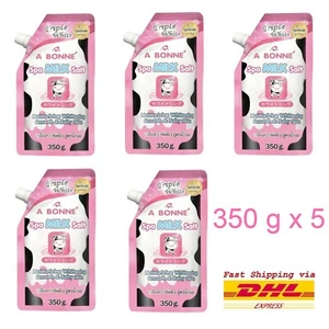 5 x A BONNE' Spa Milk Salt Moisturizing Whitening Skin Scrub Brightening 350g - Picture 1 of 6