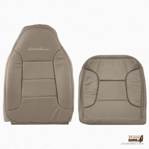 1992 - 1996 Ford Bronco Eddie Bauer Driver Bottom & Top Synth Leather Cover TAN - Bild 1 von 7