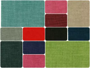 Plain Soft Linen Look Fabric Designer Curtain Sofa Cushion Material Upholstery. - Picture 1 of 36