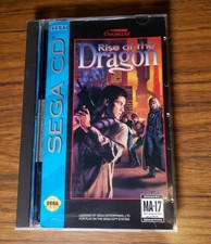 Rise of the Dragon Sega CD 1994 Complete Excellent W/ Reg Card Tested Working