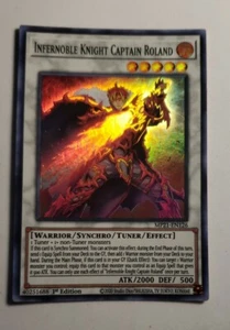 Yu-Gi-Oh! TCG Infernoble Knight Captain Roland 2021 Tin of Ancient Battles MP21 - Picture 1 of 2