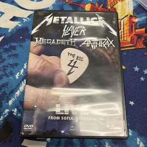 The Big 4: Live Sofia Bulgaria (DVD) Metallica Slayer Megadeth Anthrax Clean! - Picture 1 of 7