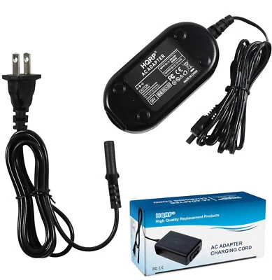 Cargador adaptador de CA HQRP para JVC Everio GR-D347U GR-D350 GR-D350U GZ-HD6 GZ-HD6U Foto 1 de 4