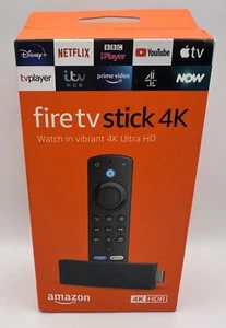 Amazon Fire TV Stick 4K Media Streamer with Alexa Voice Remote Black NEW SEALED - Picture 1 of 8