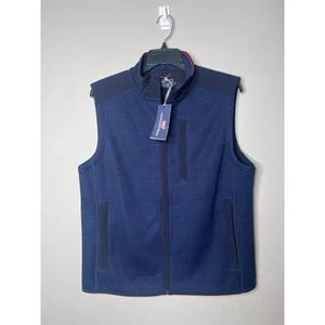 Chaleco polar suéter de montaña pequeño azul marino Vineyard Vines para hombre - Imagen 1 de 5
