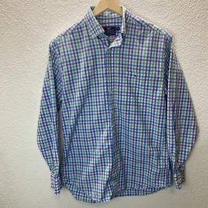 Vineyard Vines Men’s Med Button Down Classic Fit Tucker Shirt Plaid Preppy - Picture 1 of 6