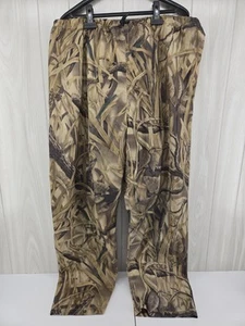 Cabelas Mens Size XL Advantage Wetland Camo Nylon Rainpants - Picture 1 of 7