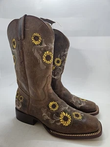Shyanne Jolyn Boots Brown, Square Toe Women's Size 9.5B (Read description) - Picture 1 of 9