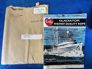 ¡RECIÉN RETIRADO DEL SOBRE! Berkley 1960 pesca barcos marinos catálogo minorista - Imagen 1 de 9