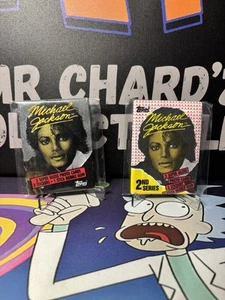 1984 Michael Jackson Topps 1st & 2nd Series Sealed wax pack Bubble Gum Photo - Picture 1 of 2
