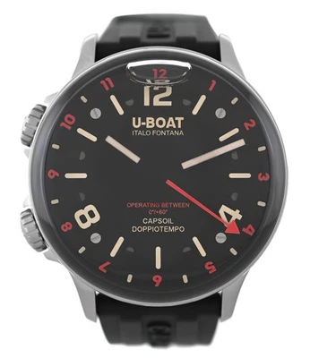 U-Boat Capsoil Doppiotempo 8839/B Oil-Filled Dial GMT Steel 45MM Men Quartz - image 1 of 4