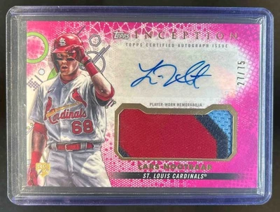 Parche automático magenta novato Topps Inception Lars Nootbaar 2022 RC #27/75 Cardinals Foto 1 de 2