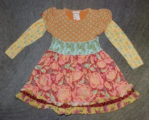 Matilda Jane (Secret Fields) Rain or Shine Maggie Dress - Size 4 - EUC - Picture 1 of 4