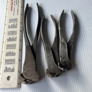 " UTICA TOOLS " U.S.A. END NIPPER CUTTERS PLIERS - Picture 1 of 9