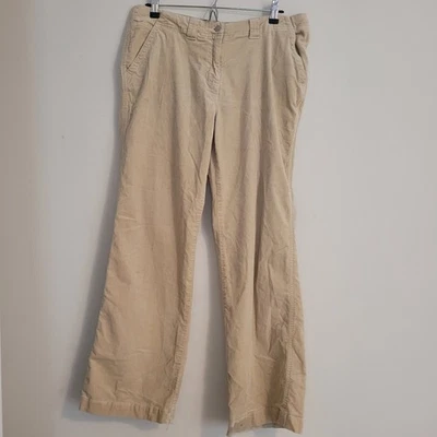 Horny Toad (Toad & Co) Corduroy Baggy Pants Size 10 Women Stretch Beige - Image 1 of 4