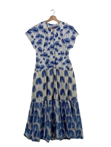 ZARA Abito estivo Donna Abito Taglia IT 38 bianco-blu-grigio chiaro stile casual - Foto 1 di 5
