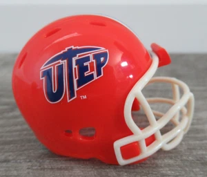 UTEP Miners Riddell Pocket Pro Football Helmet Revolution Texas El Paso - Picture 1 of 5