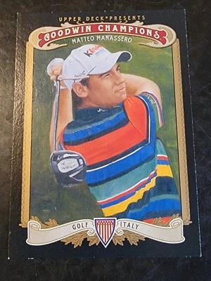 2012 Upper Deck Goodwin Champions Golf #61 Matteo Manassero  - Image 1 of 2