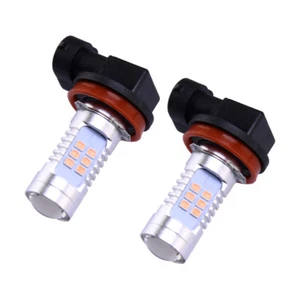 2x H11/H8 21-SMD LED Fog Light Driving DRL Lamp Bulbs zw - Picture 1 of 6