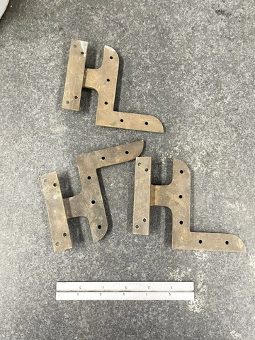 Antique brass HL hinges Set Of Three Cover