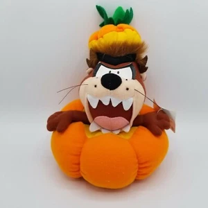 Vintage ACE Taz Tasmanischer Teufel Halloween Kürbis Plüschtier Stofftier Spielzeug Loony - Bild 1 von 9