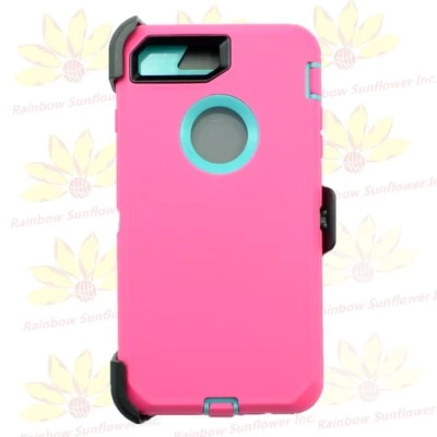Funda protectora de alta resistencia para Apple iPhone 8/8 Plus con clip para cinturón y pantalla Foto 1 de 4