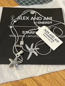 Alex and Ani Silver Seaside "STARFISH II" Expandable Necklace ~ NWT! - Picture 1 of 6