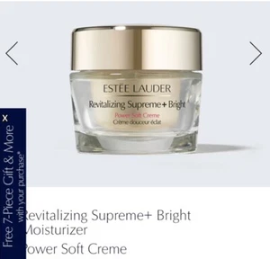 Nuova crema morbida Estee Lauder rivitalizzante Supreme+ Bright Power 2,5 oz - Foto 1 di 5