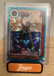 Anthony Edwards 2021-22 NBA Hoops Teal Explosion SP #151 TIMBERWOLVES